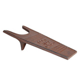 Cast iron boot puller measuring 14 x 31 x 8 cm, designed for easy boot removal with rustic charm and durability.