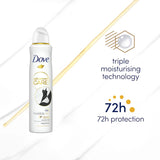Dove Advanced Care Antiperspirant Aerosol Invisible Dry 250mL
