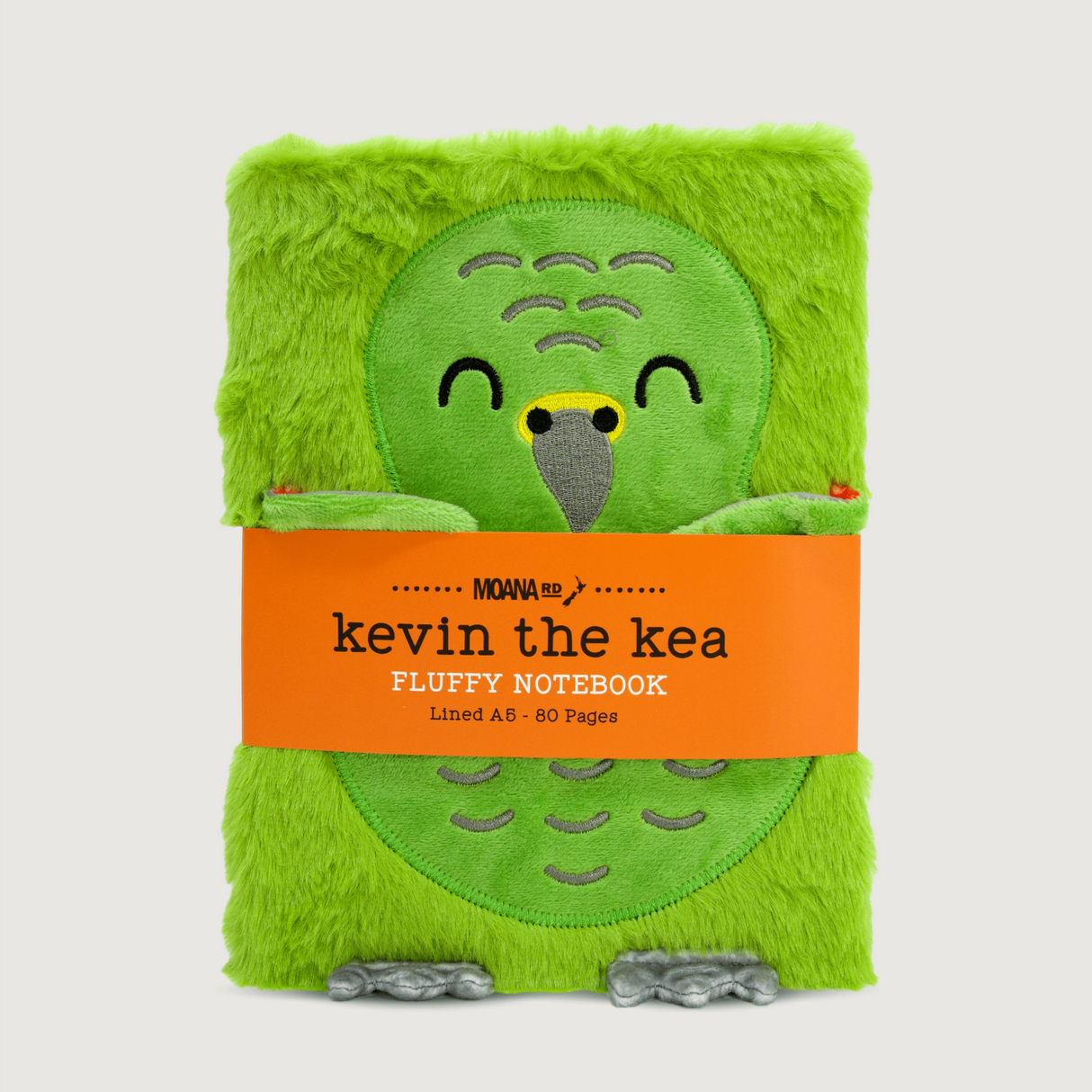 Moana Road - Fluffy Notebooks - Kevin the Kea