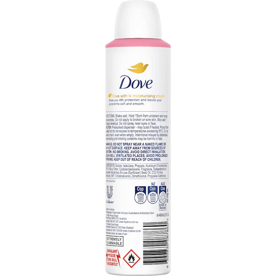 Dove Antiperspirant Deodorant Powder 48h 250mL