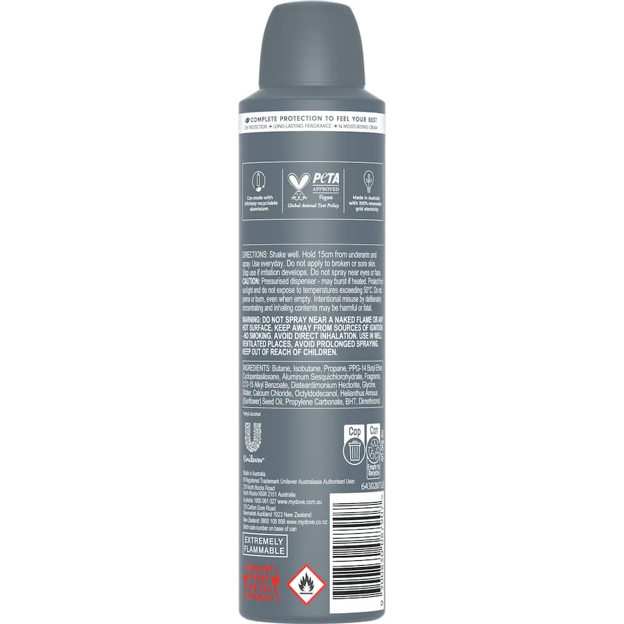Dove Men + Care Advanced Antiperspirant Aerosol Invisible Dry 250mL
