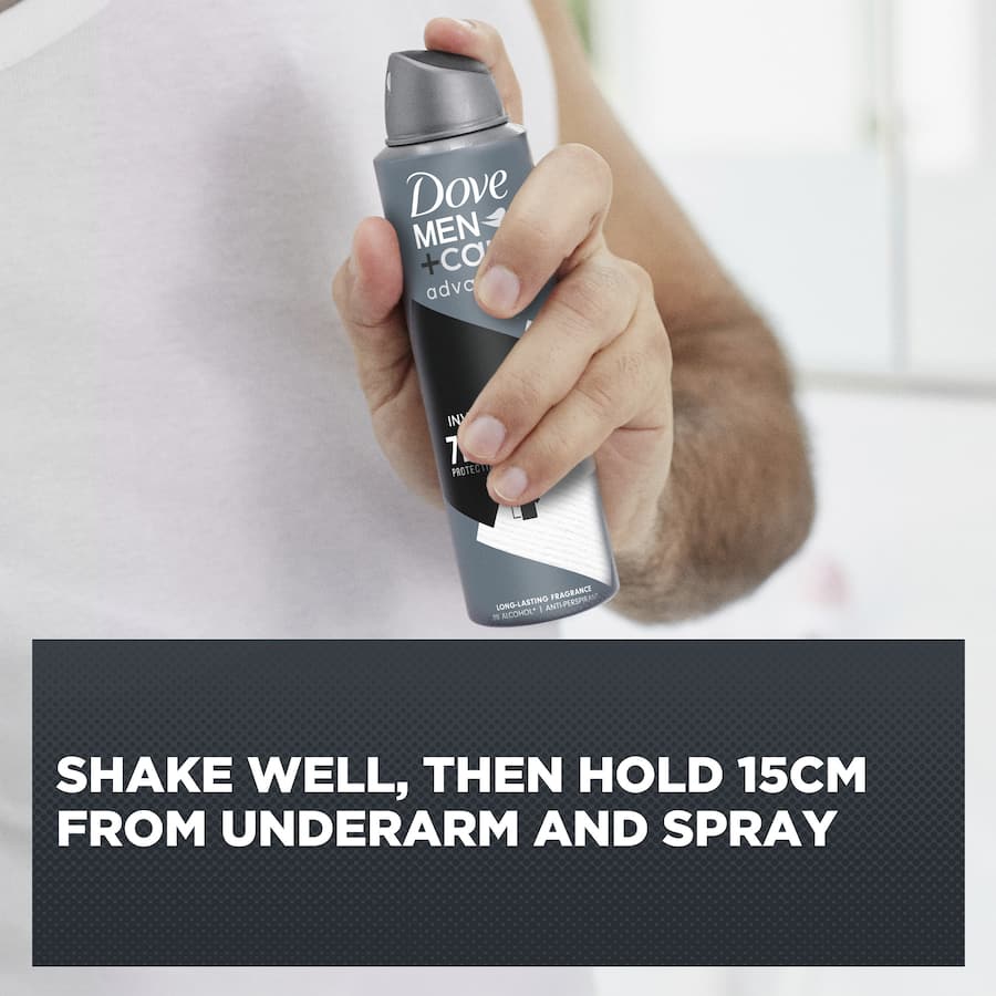 Dove Men + Care Advanced Antiperspirant Aerosol Invisible Dry 250mL