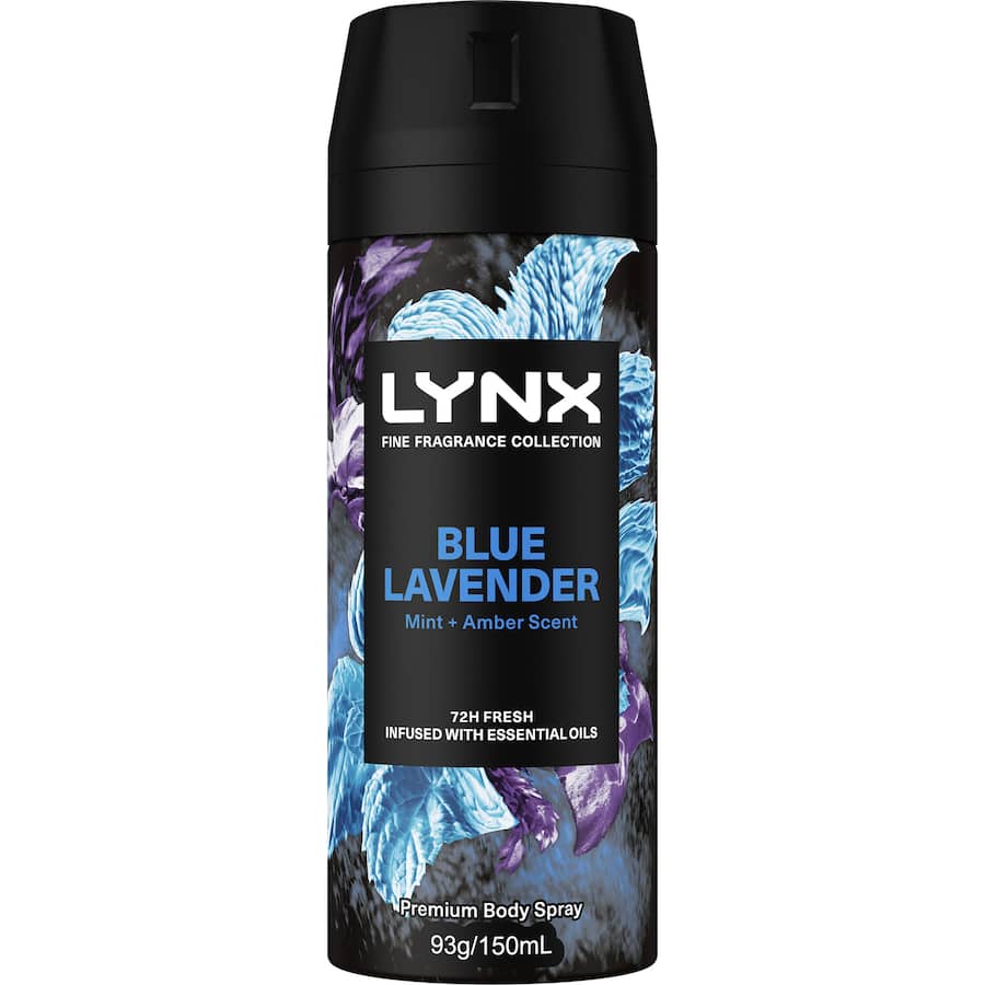 Lynx Deodorant Body Spray Blue Lavender 150mL