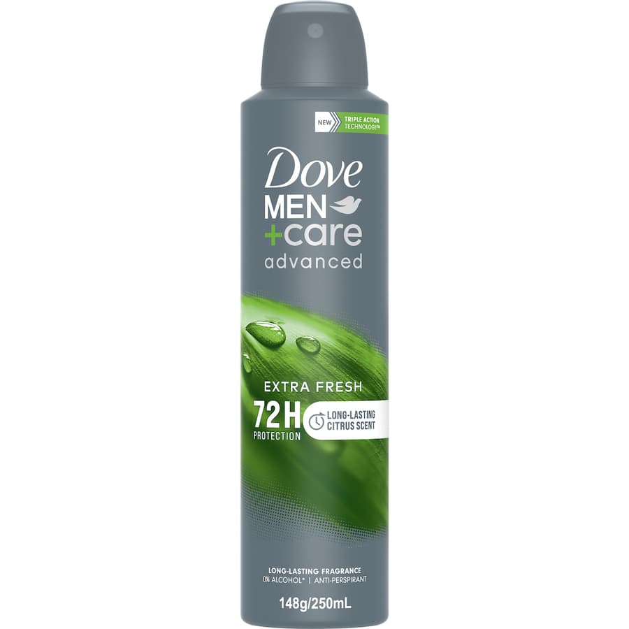 Dove Men + Care Advanced Antiperspirant Aerosol Extra Fresh 250mL