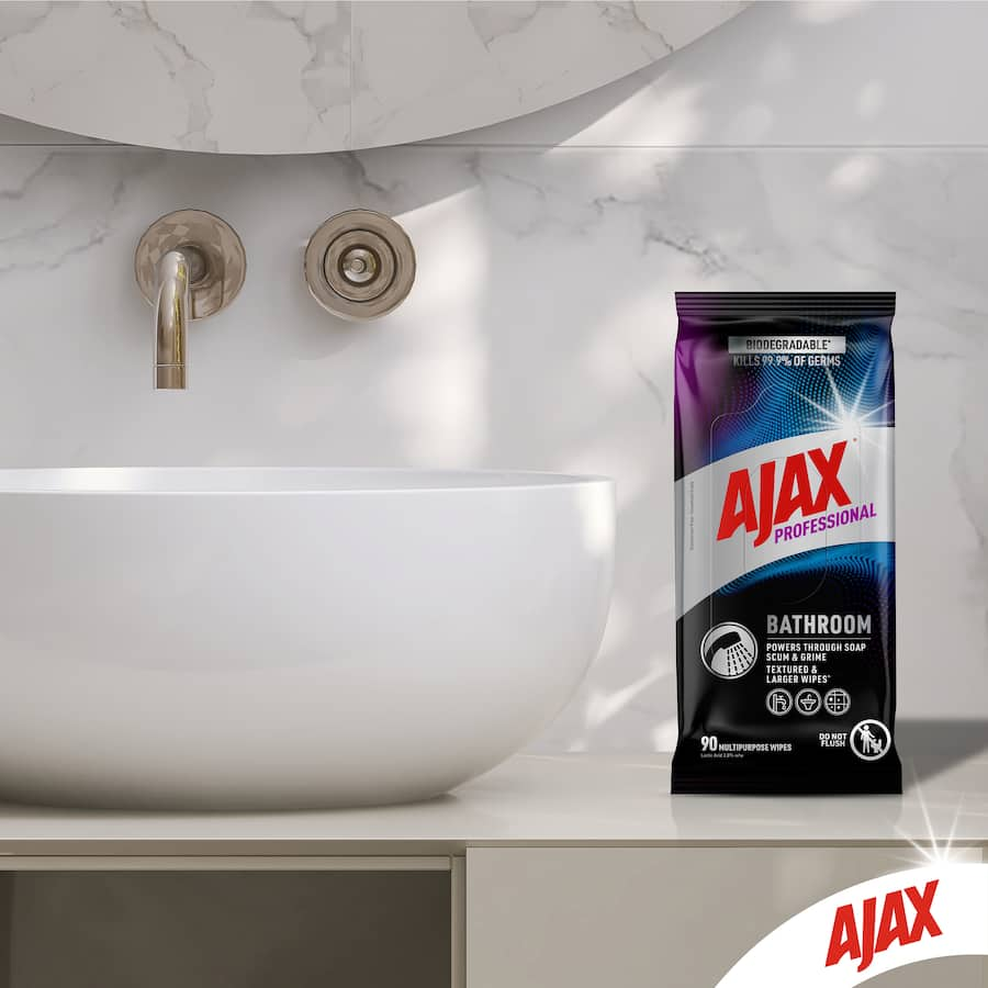 Ajax Professional Bathroom Wipes