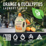 Earthwise Laundry Liquid Orange &  Eucalyptus 2L