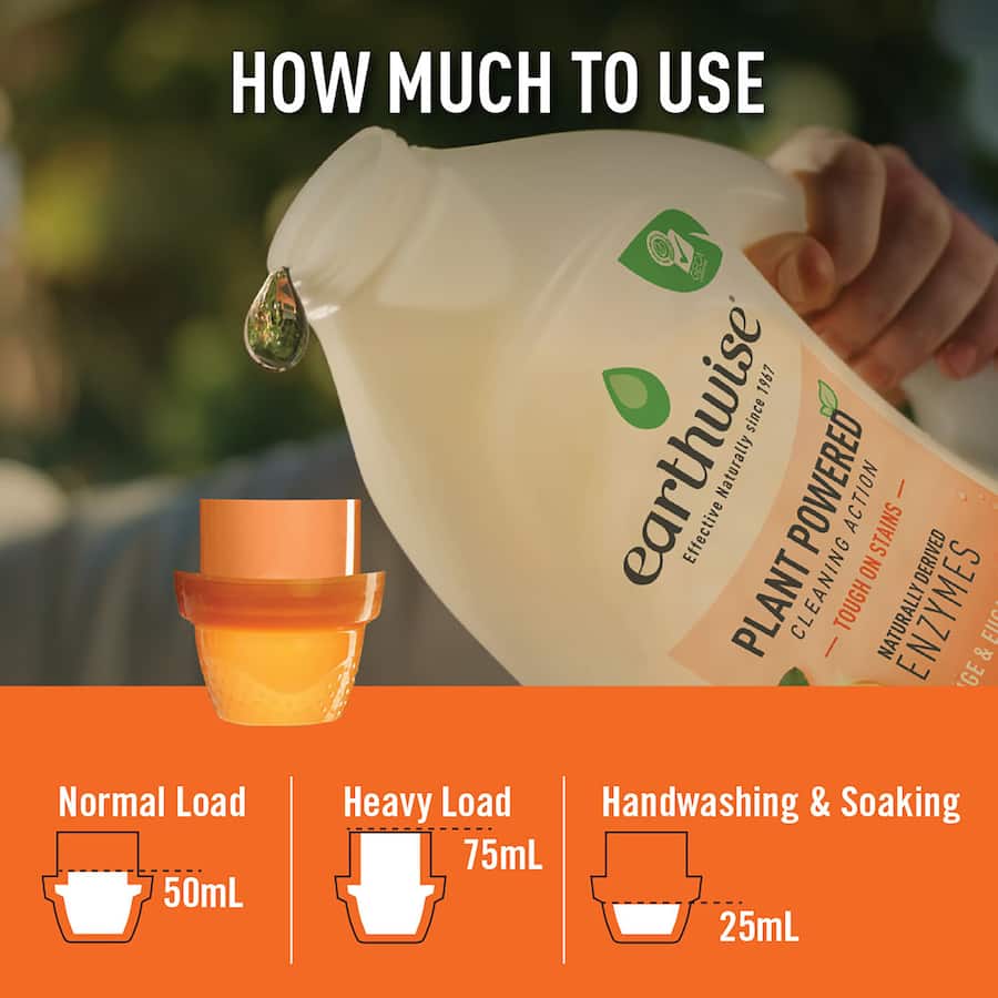 Earthwise Laundry Liquid Orange &  Eucalyptus 2L