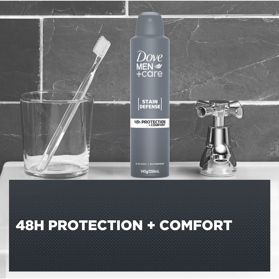 Dove Men + Care Antiperspirant Aerosol Stain Defense 250mL