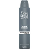 Dove Men + Care Antiperspirant Aerosol Stain Defense 250mL