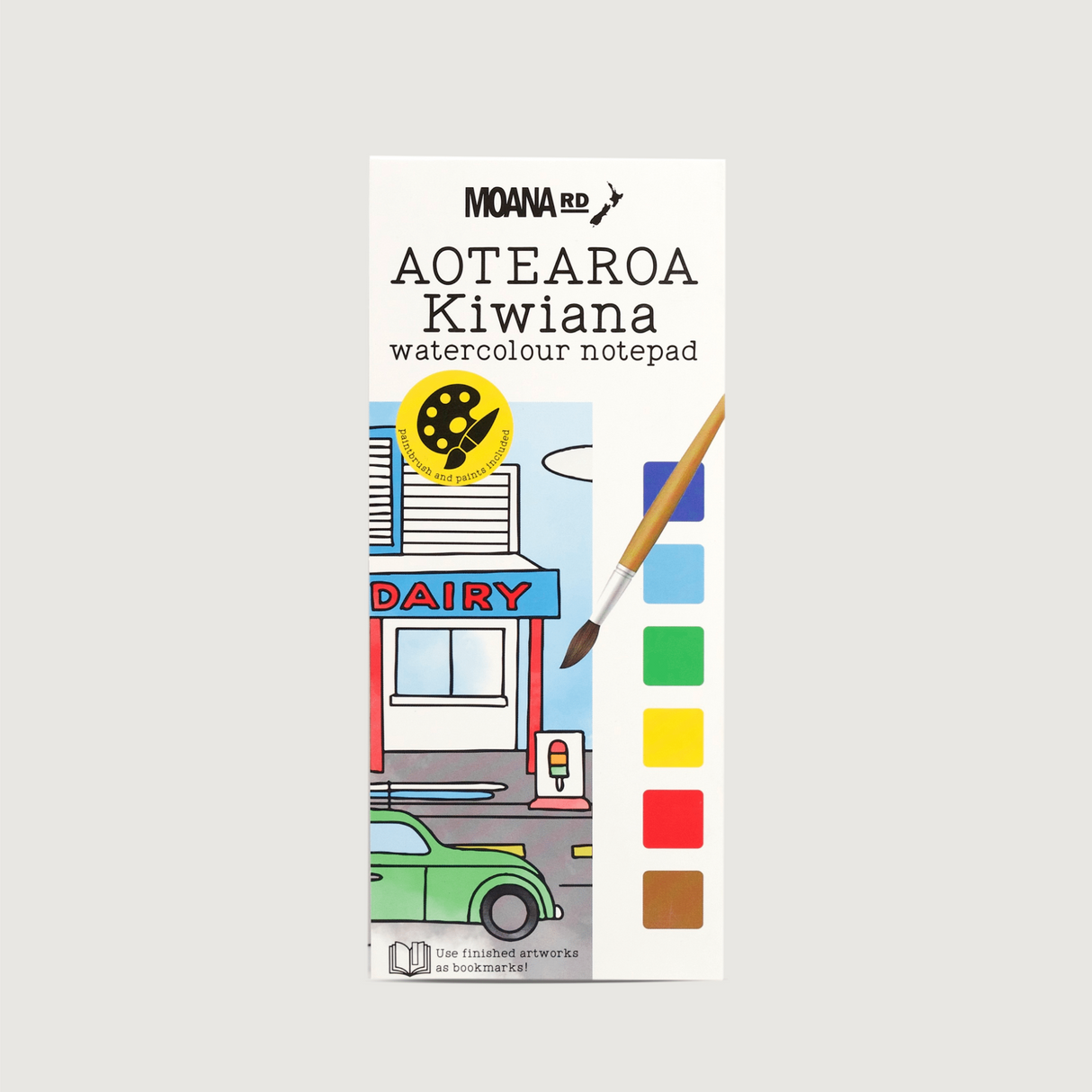 Moana Road - Watercolour Notebook - Aotearoa / Kiwiana