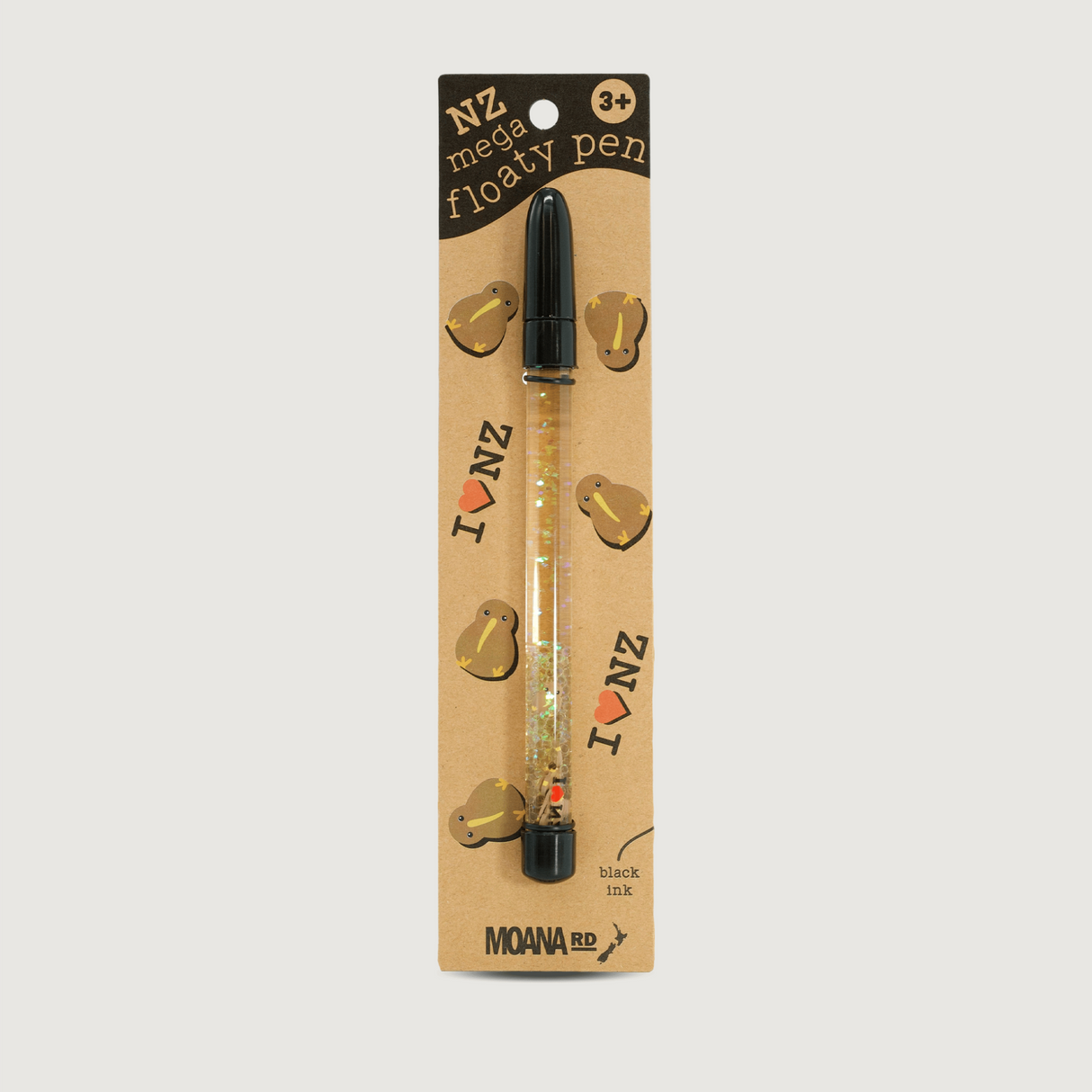 Moana Road - NZ Mega Floaty Pen - Kiwi - Pack of 6