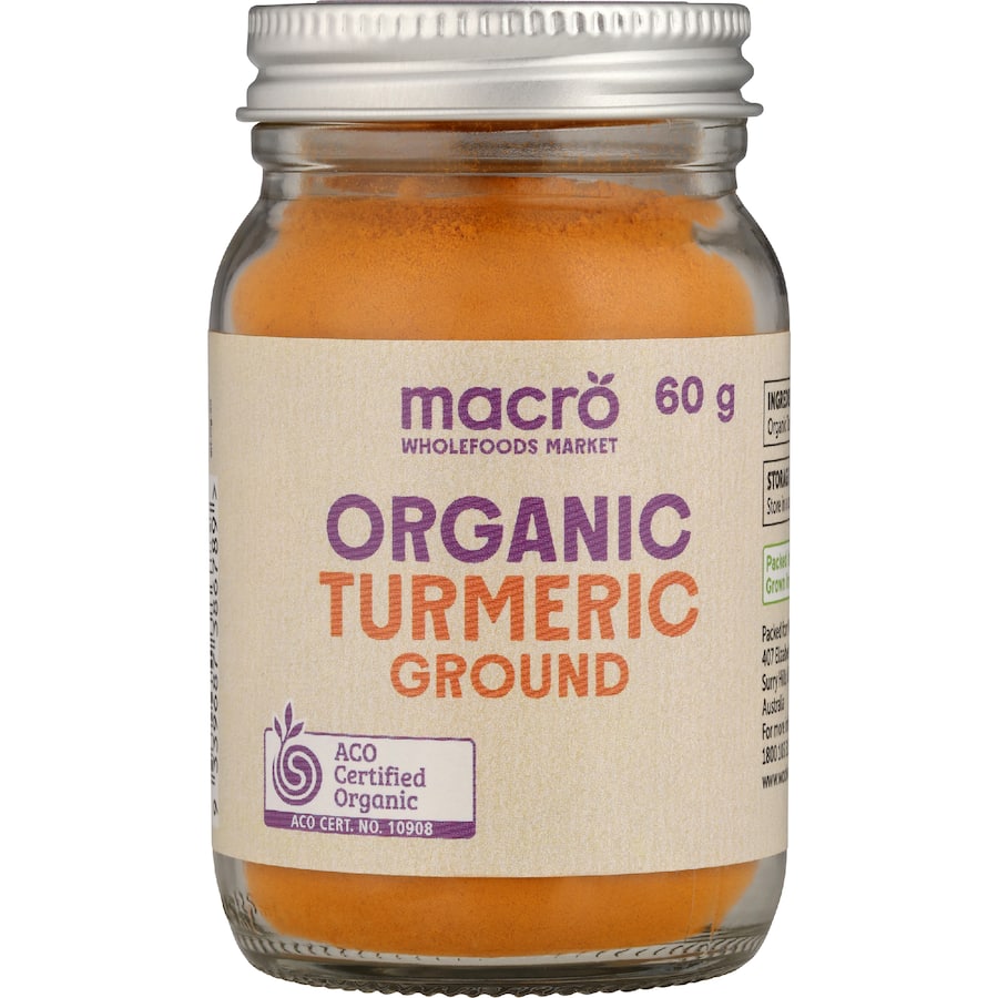 Macro Organic Turmeric Ground  60g