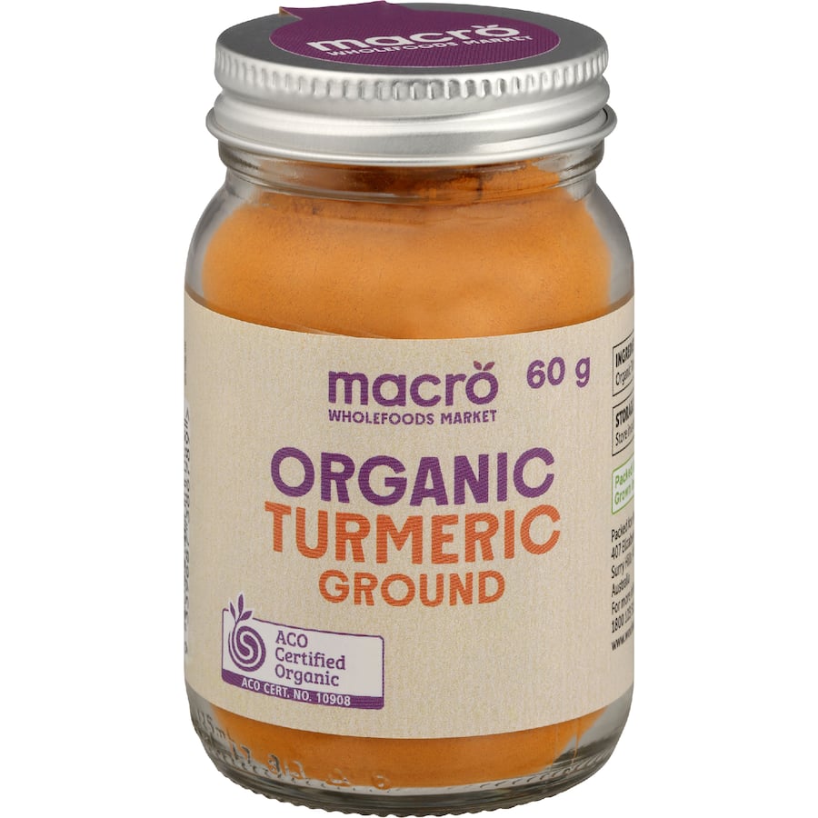 Macro Organic Turmeric Ground  60g