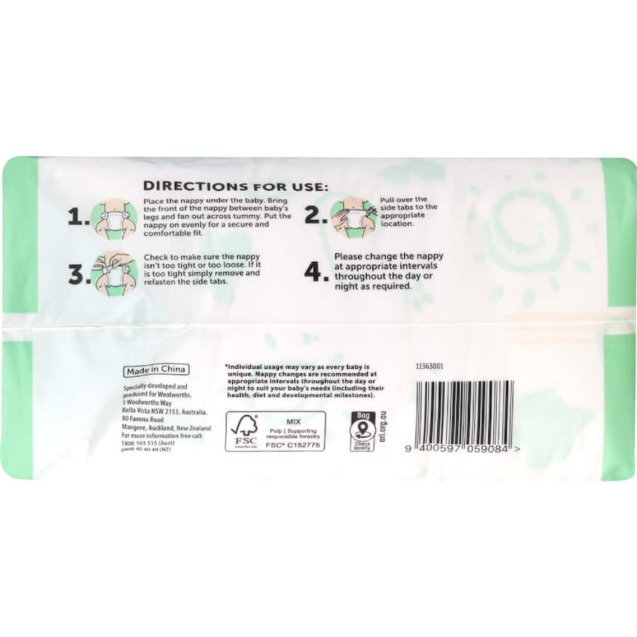 Little One's Convenience Nappies Toddler Boys & Girls 10-14kg Size 4 14pack