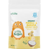 Little Bellies Organic Baby Snacks Mango & Banana Coconut Melts 20g
