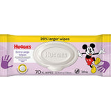 Huggies Thick Baby Wipes Extra Large Fragrance Free 70pack
