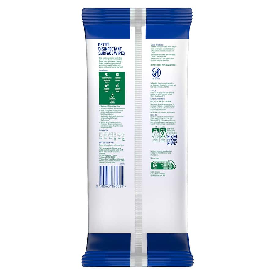 Dettol Disinfectant Cleaning Wipes Fresh Fragrance