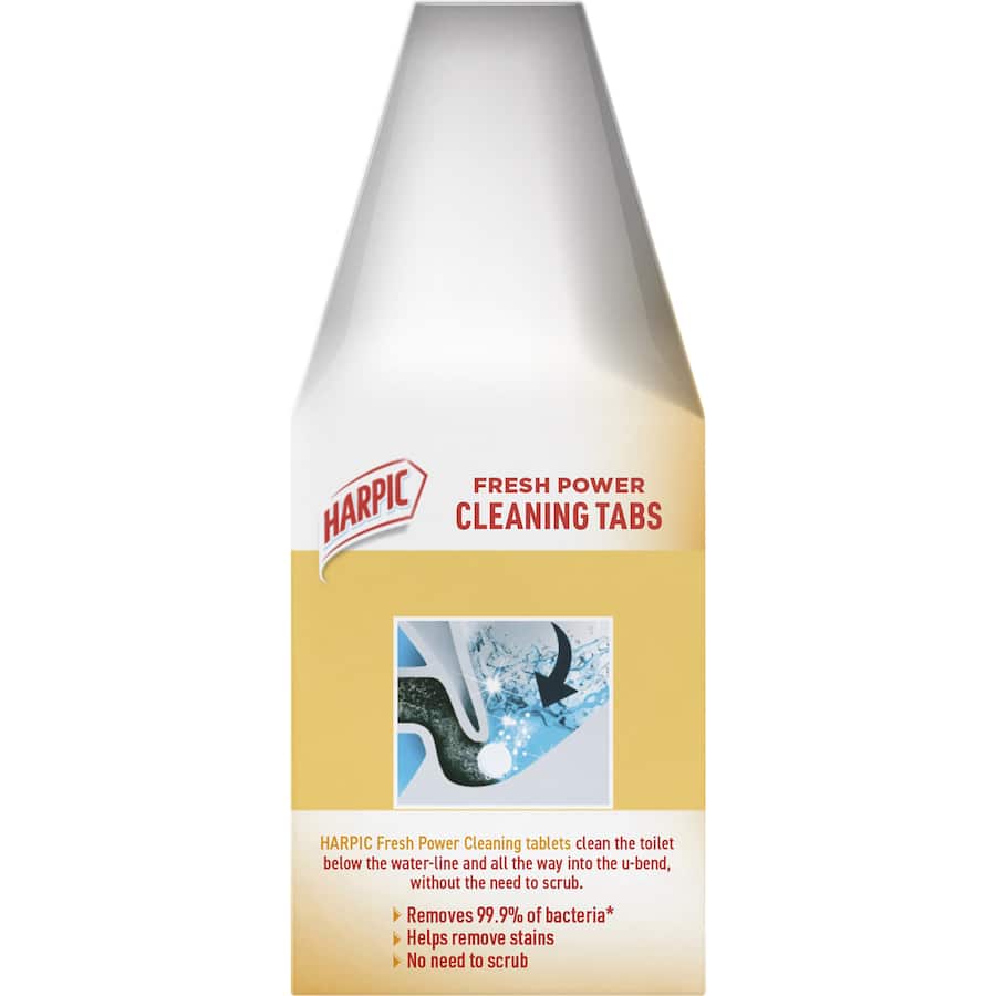 Harpic Toilet Cleaner Fresh Power Cleaning Tabs 6 pack
