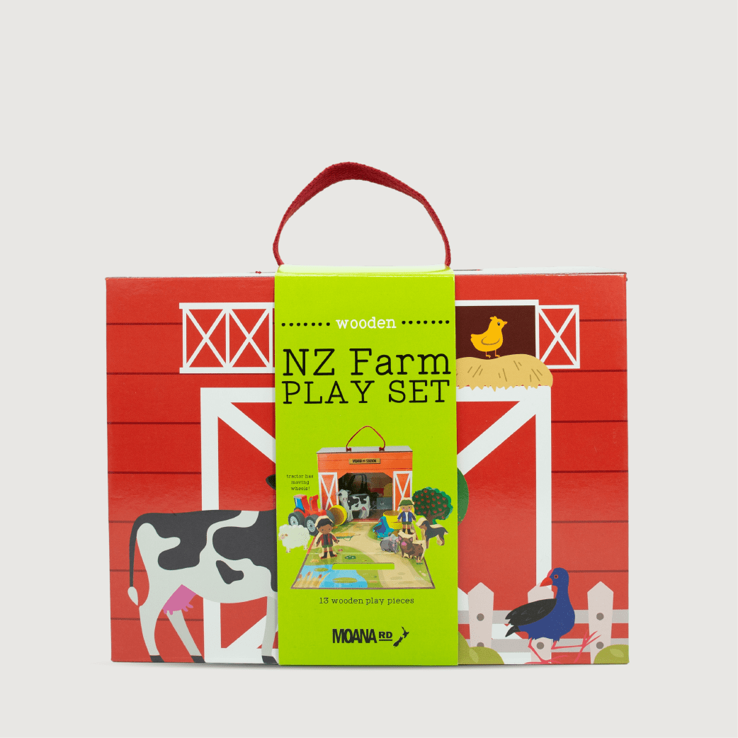 Moana Road - NZ Farm Play Set - Barn Box