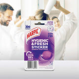 Harpic Toilet Cleaner Hygienic & Fresh Sticker Adhesive Lily 2 pack