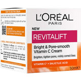 L'oreal Face Moisturiser Vitamin C Brightening 50mL