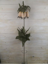 Artificial Flower Spray - Single Autunm Bellflower (Champagne)