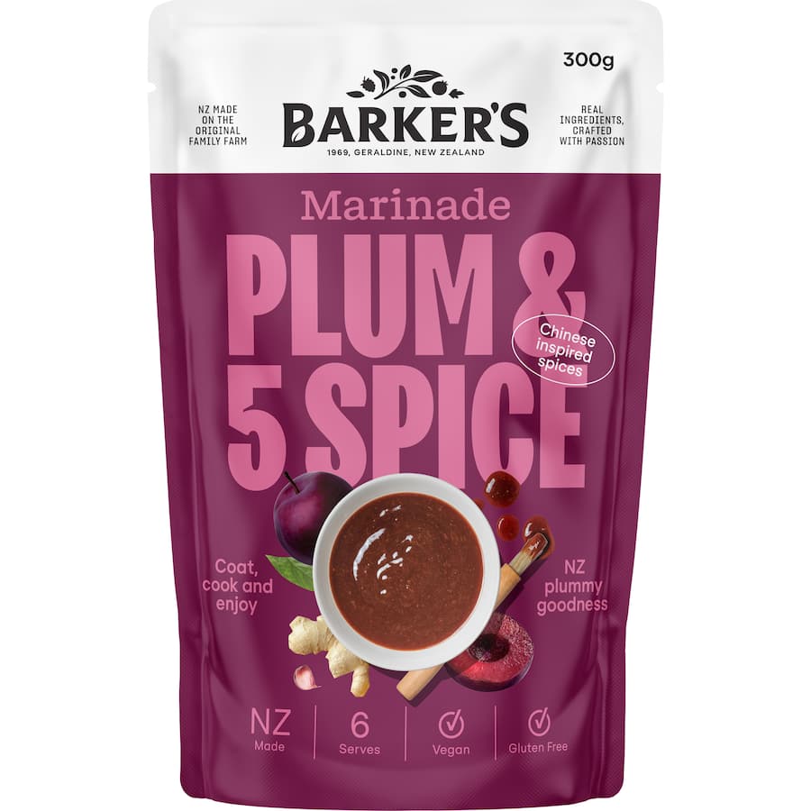 Barkers Marinade Plum 5 Spice