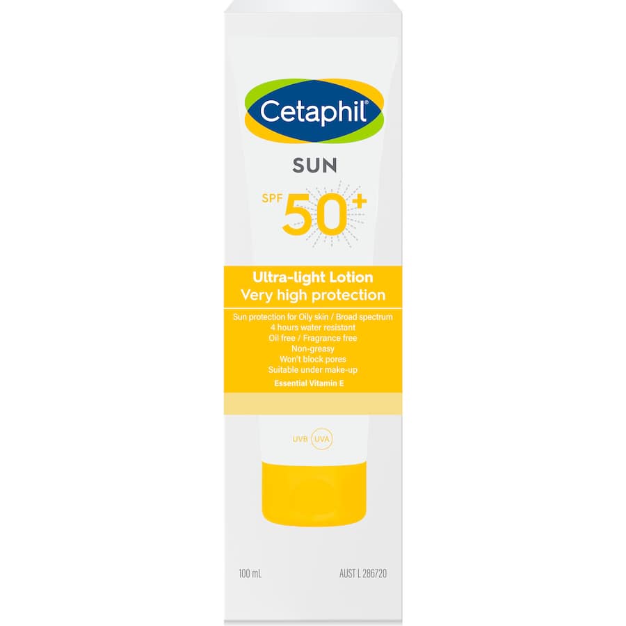 Cetaphil Sunscreen Ultra Light Lotion Spf50+ 100mL