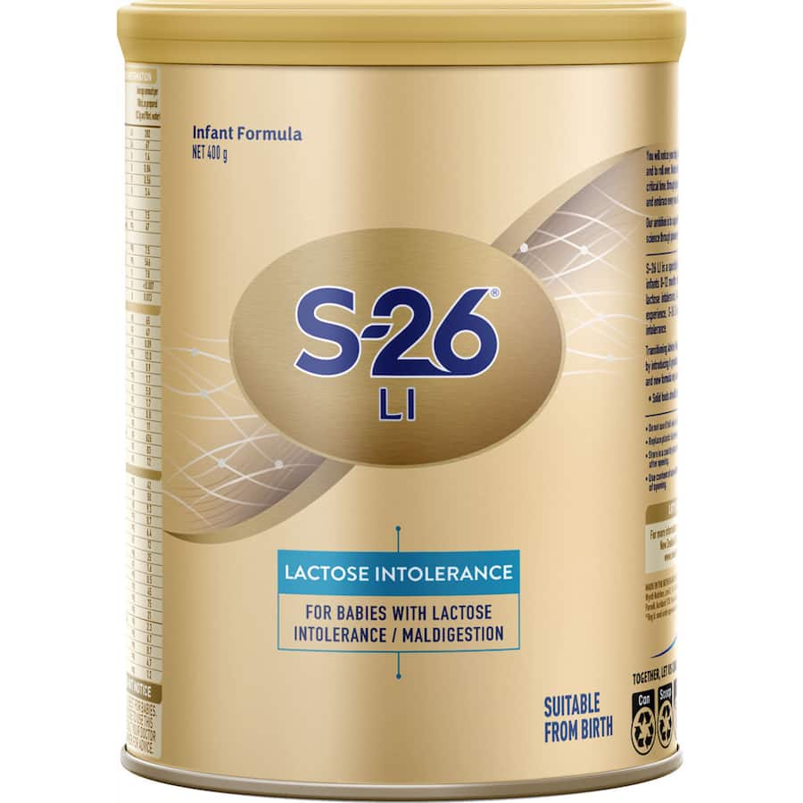 S26 Gold Infant Formula Lactose Intolerance
