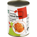 Woolworths Essentials Baked Beans  - 420g
