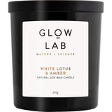 Glow Lab Natural Soy Candle White Lotus & Amber 270g