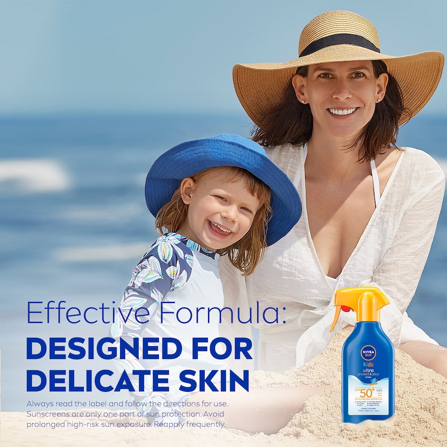 Nivea Sun Kids Sunscreen Ultra Protect & Play Spf50+ Spray 270mL