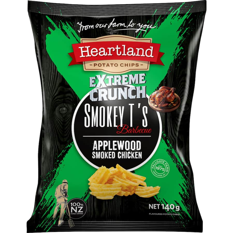 Heartland Chips Extreme Applewood Chicken