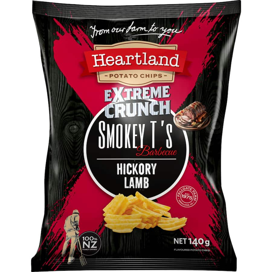 Heartland Chips Extreme Hickory Lamb