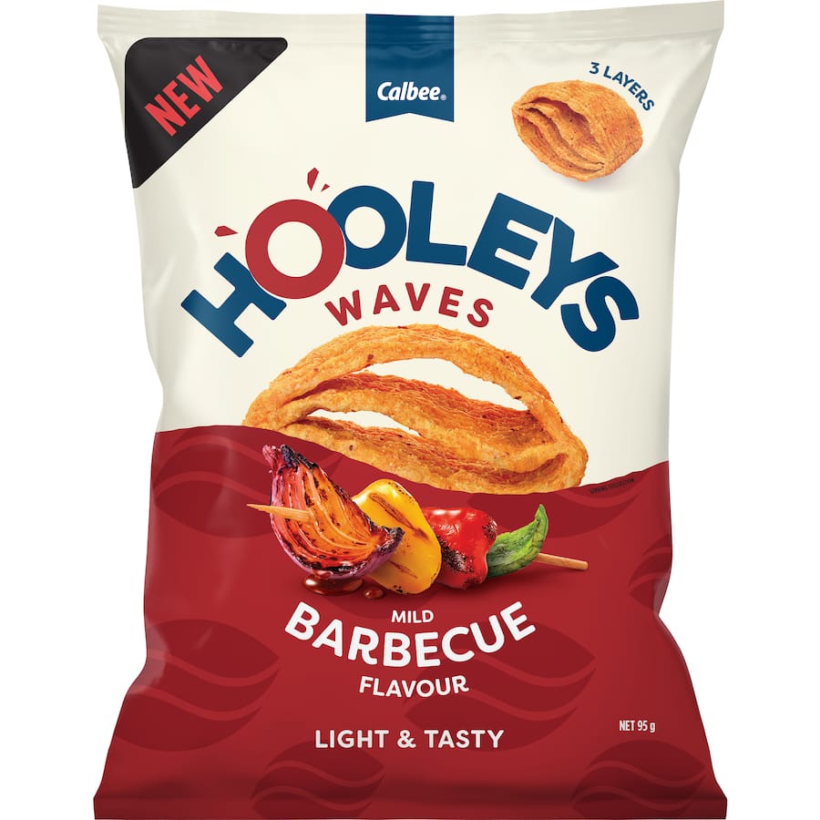 Calbee Hooleys Chips Bbq