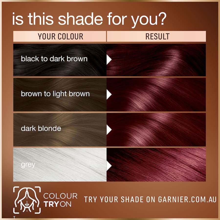 Garnier Good Hair Colour Pomegranate Red 6.6 217g