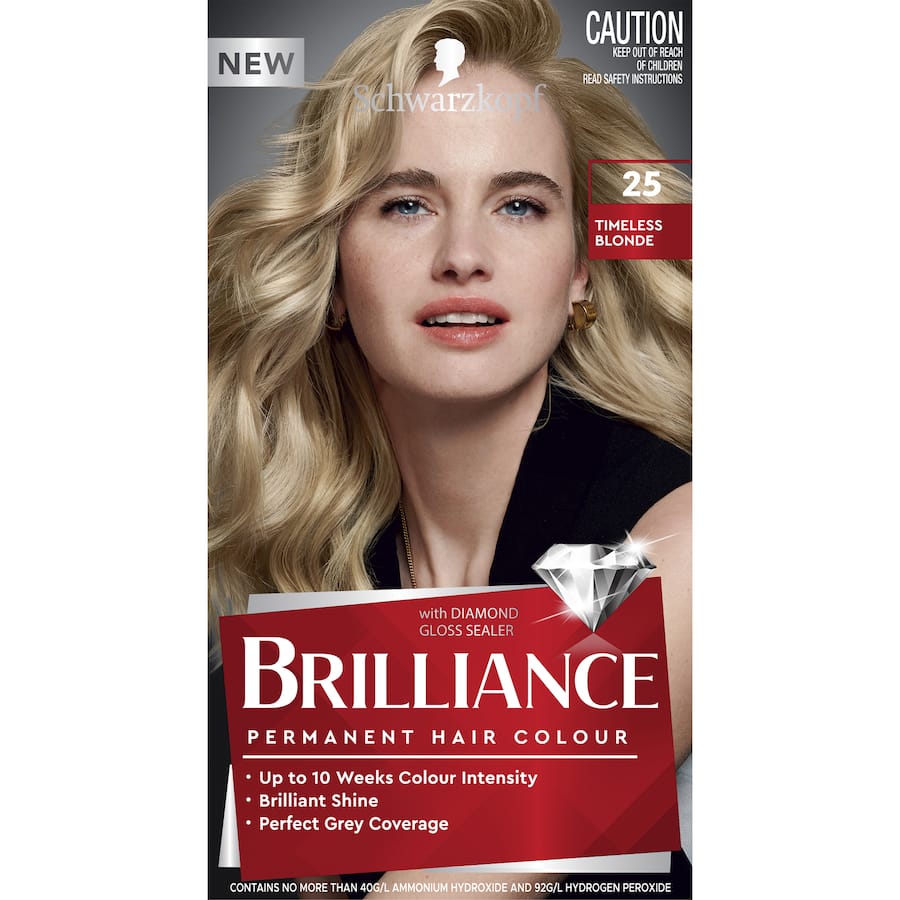 Schwarzkopf Brilliance Hair Colour Timeless Blonde 25 1pack