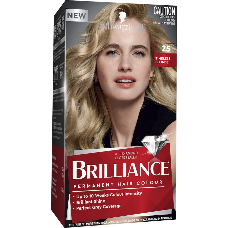 Schwarzkopf Brilliance Hair Colour Timeless Blonde 25 1pack