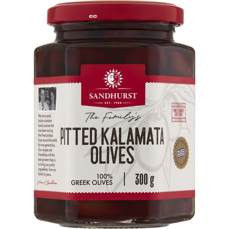 Sandhurst Olives Pited Kalamata