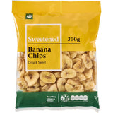 Woolworths Dried Banana Chips  Bag 300g