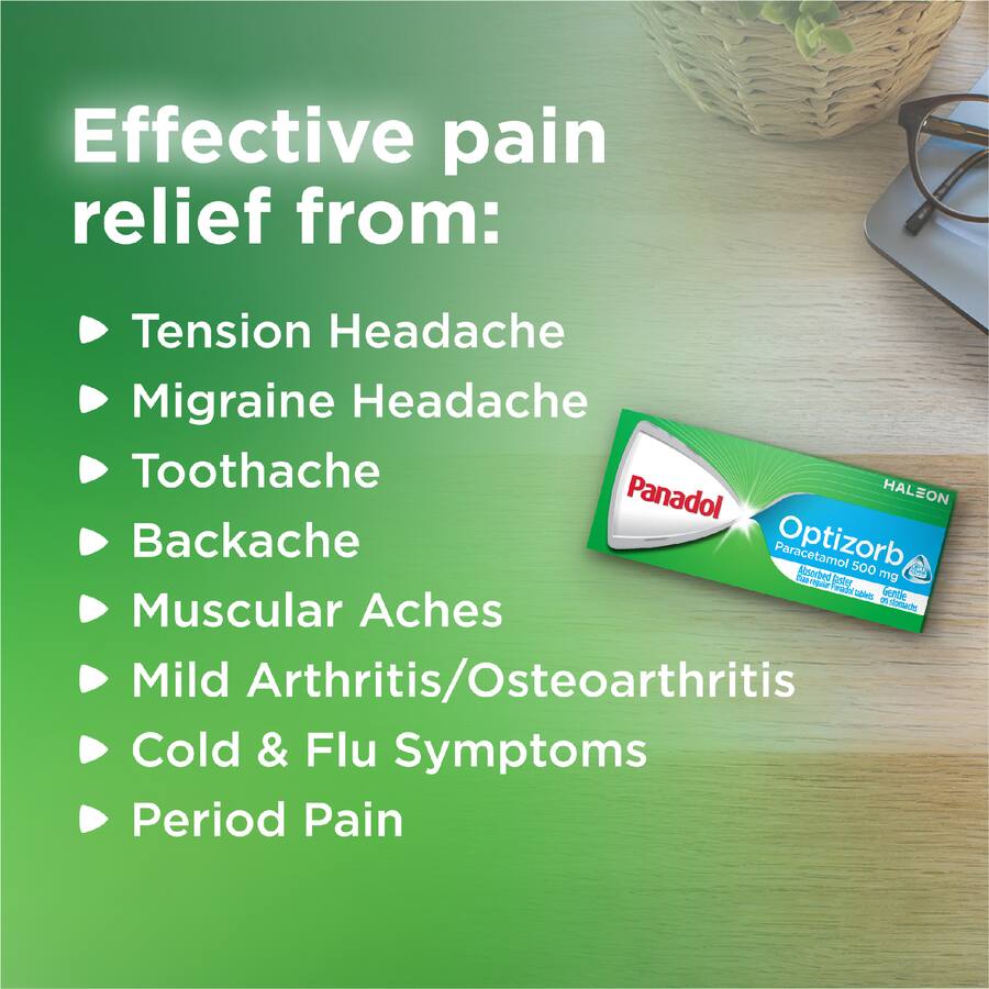 Panadol Pain Relief Optizorb - 16ea