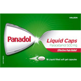 Panadol Liquid Capsules With Paracetamol 16pack