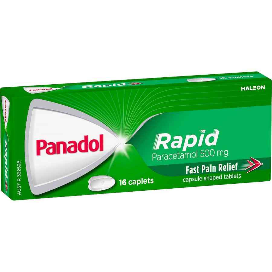 Panadol Rapid Caplets  16 pack 500mg