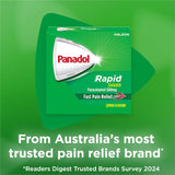 Panadol Rapid Soluble Effervescent Tablets Lemon Flavour 16 pack 500mg