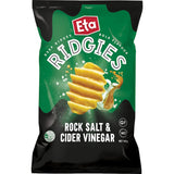 Eta Ridges Chips Rock Salt & Vinegar