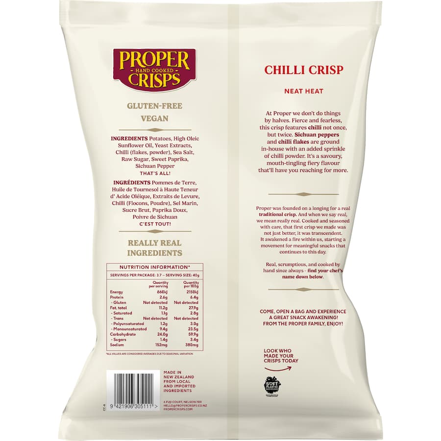 Proper Crisps Chips Chilli