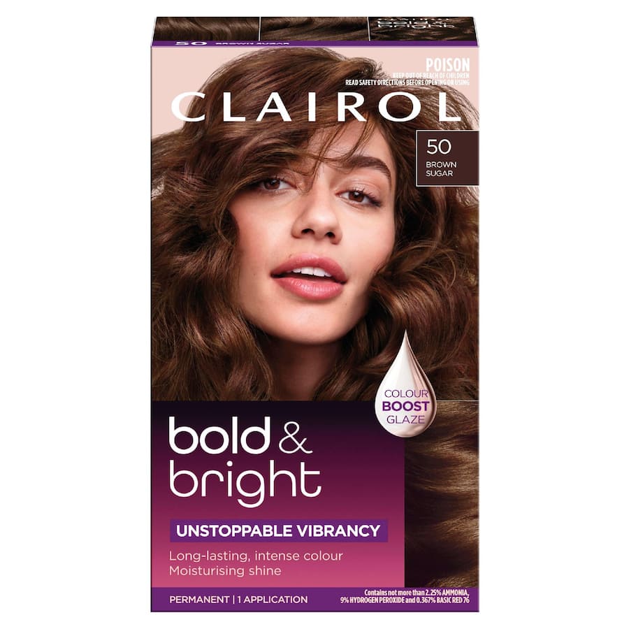 Clairol Bold & Bright Hair Colour Brown Sugar 50 1pack