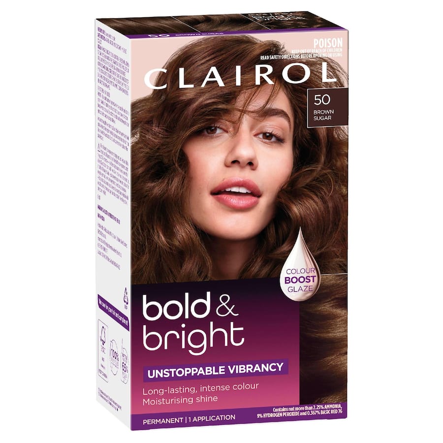 Clairol Bold & Bright Hair Colour Brown Sugar 50 1pack