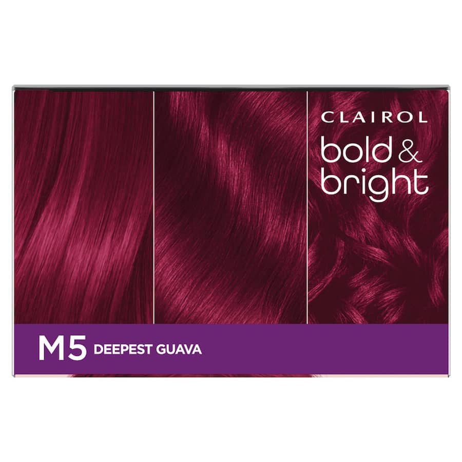 Clairol Bold & Bright Hair Colour Deepest Guava M5 1pack