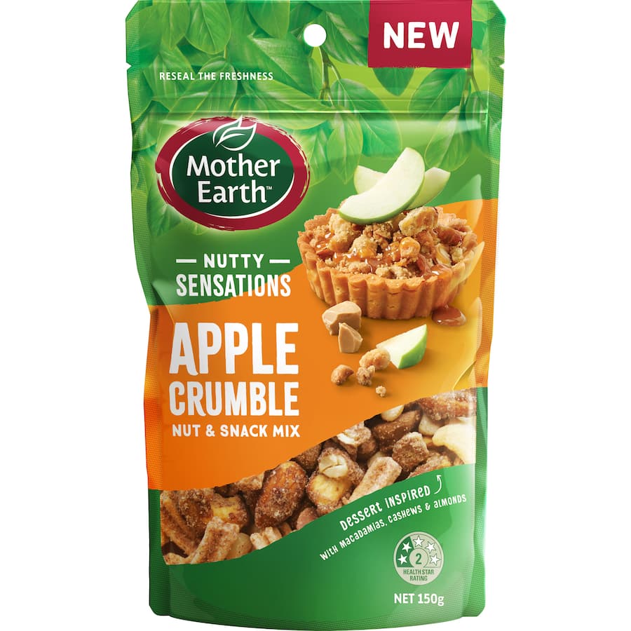 Mother Earth Snack Mix Nutty Apple Crumble